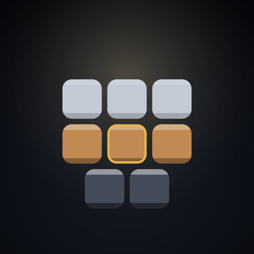 Scrap Tower icon: a tower of stone, wood and metal blocks
